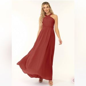 Azazie Terracota Bridesmaid Dress